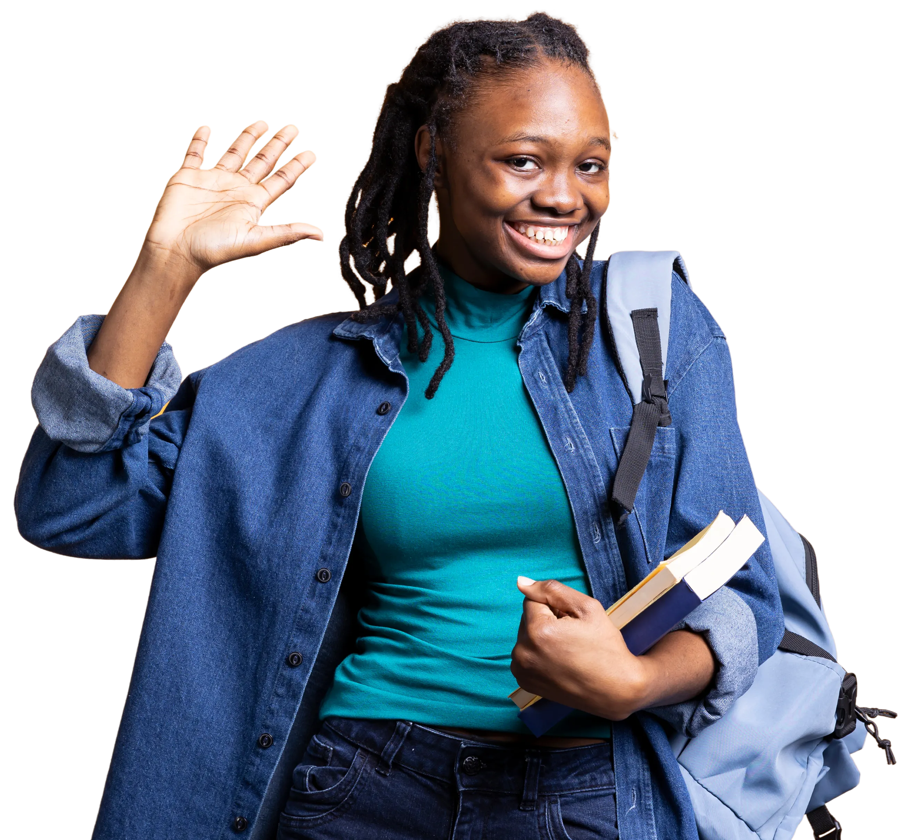Étudiant satisfait